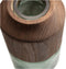 WOOOD Celeste Exclusive Vaas - Glas/Hout - Blauw/Groen - 28x16x16