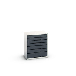 Bott Verso+ - Schuifladenkast 7 lades - 75kg per lade - RAL 7035 Licht Grijs - RAL 7016 Antraciet Grijs