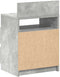 vidaXL - Nachtkastje - met - 2 - lades - 40x33x60 - cm - betongrijs