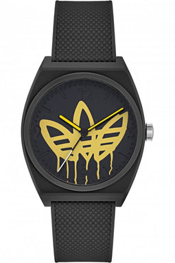 Adidas Originals Street Project Two AOST22038 Horloge - Kunststof - Zwart - Ø 38 mm