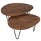 Home67 Salontafel Fabio - Mangohout - Set van 2