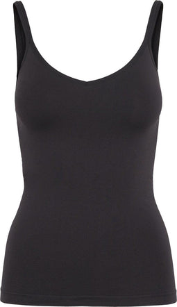 PIECES PCPLAIN UNDERWEAR TOP NOOS - Dames Onderhemd - Spaghetti bandjes - Zwart