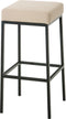 Barkruk Helsinki Stof B80, Bruin