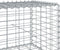 vidaXL - Schanskorf - 800x50x50 - cm - gegalvaniseerd - ijzer - zilverkleurig
