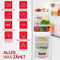 Amica AKG 3840 - Koelvriescombinatie - 144 cm 157 l netto inhoud superkoelfunctie - E