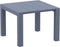 siesta vegas uitschuifbare tuintafel - 100 / 140 - donkergrijs