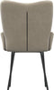 vidaXL - Eetkamerstoelen - 2 - st - fluweel - lichtgrijs