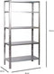 ERRO Storage - Opbergrek - 4 legborden 85 kg per legbord - Gegalvaniseerd metaal - 90 cm breed - 173 cm hoog