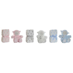 Geschenkset voor baby's Home ESPRIT Blauw Beige Roze Polyester (3 Stuks)