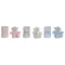 Geschenkset voor baby's Home ESPRIT Blauw Beige Roze Polyester (3 Stuks)