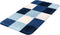 Dutch House Badmat Brest - Badmat 60X90cm - Blauw - Antislip - Badmatten - Anti Slip Douchemat - Badkamer Mat - Snel Absorberend - Snel Drogende Badmat