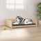 vidaXL - Hondenmand - 105,5x75,5x28 - cm - massief - grenenhout