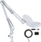 Loeplamp Vergrootglas - 3x en 10x vergroting - Verlichting met 38 LEDs - Tafelklem