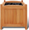 vidaXL - Plantenbakken - verhoogd - 4 - st - 30x30x30 - cm