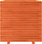 vidaXL - Plantenbak - 70x70x72 - cm - massief - grenenhout - wasbruin