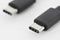 Digitus AK-300138-010-S - USB-kabel USB 2.0 USB-C - 1.00 m 480 Mbps - Zwart
