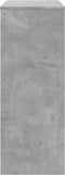 vidaXL - Bartafel - met - rekken - 90x40x103,5 - cm - bewerkt - hout - betongrijs