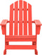 vidaXL - Schommelstoel - Adirondack - massief - vurenhout - rood