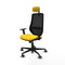 Bureaustoel met hoofdsteun Piqueras y Crespo D036G2W Geel