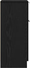 vidaXL - Zwarte - Eiken - Dressoir - 30x30x70 - cm - MDF