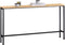 SoBuy FSB19-E - Bijzettafel - Zwart Houtcomposiet - 120 x 20 x 65 cm