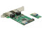 Delock Converter M.2 Key B+M male > 2 x Gigabit LAN - Low Profile Form Factor