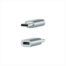 Nanocable 10.02.0011 - USB type-C naar USB 2.0 micro - Grijs