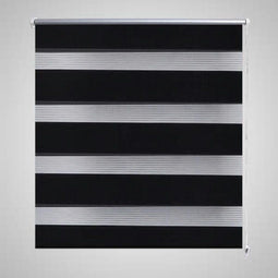 vidaXL - Duo - Rolgordijn - 50x100cm - Zwart