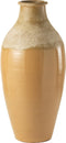 J-Line vaas Modern - keramiek - lichtbruin - large - 83 cm hoog
