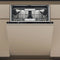 WHIRLPOOL W7IHP40LC - Inbouw vaatwasser 60cm - 15 couverts 40 dB(A) - zwart glas