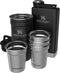 Stanley Adventure Pre-Party Shotglazen & Heupfles Set - RVS - BPA Vrij - Vaatwasserbestendig - Hammertone Green