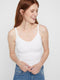 PIECES PCPLAIN UNDERWEAR TOP NOOS - Dames Onderhemd - Spaghetti bandjes - Zwart