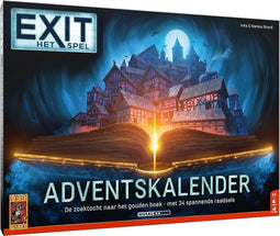 999 Games - EXIT: Adventskalender - De zoektocht naar het gouden boek - Escape Room Spel - 24 dagen 24 uitdagingen