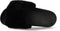 Warmbat Barlee - Dames Slippers - Pluizige voetband van wol - Zwart - Maat 40