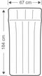 Luchtmatras Intex 67 x 17 x 184 cm (6 Stuks)