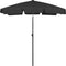 vidaXL - Strandparasol - 180x120 - cm - zwart