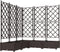vidaXL - Tuinplanter - met - Trellis - 5 - stuks - Bruin - 120x120x125,5 - cm