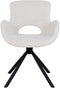 House Nordic Eetkamerstoel Amorim Bouclé Off-White Draaibaar
