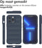 iMoshion Hoesje Geschikt voor iPhone 13 Pro Hoesje Siliconen - iMoshion EasyGrip Backcover - Donkerblauw