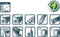 Pica 6050 Big Dry - Navulling Markeerpotlood - 12 Vullingen - Grafiet