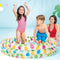 Opblaasbaar Kinderzwembad Intex Ananas Ringen 248 L 132 x 28 x 132 cm (12 Stuks)