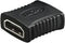 Wentronic A 334 - HDMI Adapter - HDMI 19pin F/HDMI 19pin F - Zwart