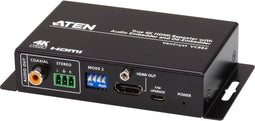 Aten VC882 - True 4K HDMI Repeater - Audio-integratie en -deïntegratie - Zwart