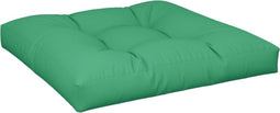 vidaXL - Palletkussen - 70x70x12 - cm - stof - groen