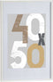 Houten fotolijst - wit - 50 x 70 cm - fotolijstje - met passe-partout - decoratie