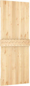 vidaXL - Schuifdeur - met - beslag - 80x210 - cm - massief - grenenhout