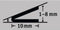 Tochtband V-profiel 10x10mm - 10m - Wit - 1