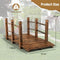 Houten Tuinbrug - Decoratieve Vijverbrug - 150 x 67 x 55 cm - Bruin