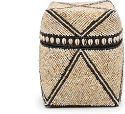 De Balinese Jagged Offermand - Naturel Zwart - M