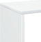 vidaXL - Kamerscherm - / - boekenkast - 69,5x29x103,5 - cm - bewerkt - hout - wit